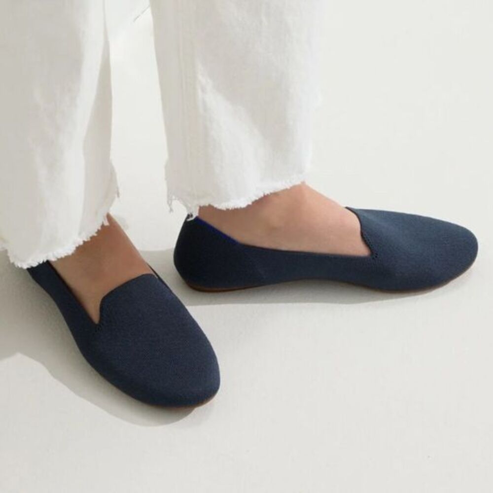 ROTHY'S The Loafer Navy Blue Slip On Knit Flats Size 6‎